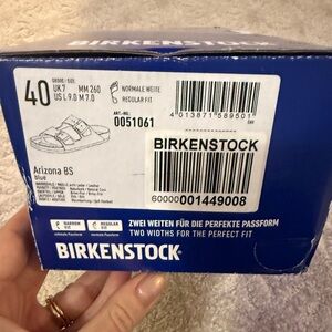 Birkenstock Arizona Blue Footwear